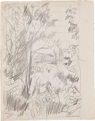 Untitled by Pierre Bonnard, Graphite drawing, on wove paper, sold Oct 2023