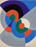 Sonia Delaunay, Soupault, from Poésie de mots, poésie de couleurs (The Poetry of Words, The Poetry of Colors)