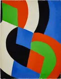 Sonia Delaunay, Tzara, from Poésie de mots, poésie de couleurs (The Poetry of Words, The Poetry of Colors)