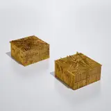 Arnaldo Pomodoro, Scatola (Box); two boxes (A.P. M106)