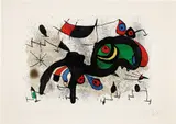 Le Bélier fleuri (The Flowery Ram) (M. 739, see C. bks. 145) by Joan Miró, 1971, Lithograph in colors, on Arches paper, with full margins, sold Oct 2023