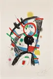 Colombine à la fenêtre (Columbine at the Window) (M. 1201) by Joan Miró, 1980, Lithograph in colors, on Arches paper, with full margins, sold Oct 2023