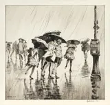 Martin Lewis, Wet Saturday (M. 81)