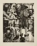 Peggy Bacon, Help! (F. 72), 1927, Drypoint, on wove paper, with full margins