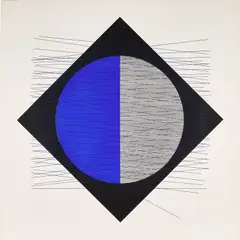 Untitled by Jesús Rafael Soto, 1970, Etching in colors with embossing, on heavy wove paper, with full margins, sold Oct 2023