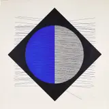 Jesús Rafael Soto, Untitled, 1970, Etching in colors with embossing, on heavy wove paper, with full margins