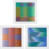 Carlos Cruz-Diez, Couleur additive (Color Addition): three plates