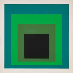 DR-b (D. 181) by Josef Albers, 1968, Screenprint in colors, on heavy board, with full margins, sold Oct 2023