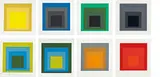 Formulation: Articulation (D. appx. C) by Josef Albers, 1972, The complete set of 127 screenprints in colors, on 66 sheets of Mohawk Superfine Bristol paper, folded (as issued), with, sold Oct 2023