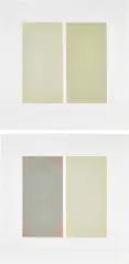 Anne Appleby, Verona Variation #4; and Verona Variation #5, 2003, Two aquatints in colors, on wove paper, with full margins