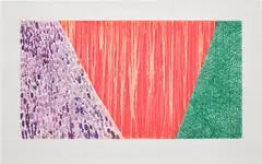 Alphabet: Secondary by Pat Steir, 2007, Etching and aquatint in colors, on Somerset paper, with full margins, offered Oct 2023