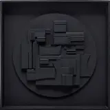 Louise Nevelson, Full Moon, 1980, cast polyester resin