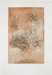 Joan Mitchell, Sunflower V, 1972, Etching and aquatint in colors, on Arches paper, with full margins
