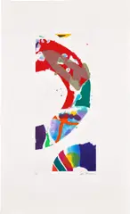 Untitled (SFE-090) by Sam Francis, 1993, Etching in colors, on wove paper, with full margins, sold Oct 2023