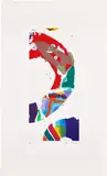Sam Francis, Untitled (SFE-090), 1993, Etching in colors, on wove paper, with full margins