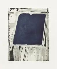 Center Square by Richard Diebenkorn, 1985, Etching and aquatint in colors, on Rives BFK paper, with full margins, sold Oct 2023