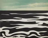 Roy Lichtenstein, Landscape 9, from Ten Landscapes (C. 59), 1967, Screenprint with chromogenic photographic print collage, on four-ply white 100%-rag board, mounted on composition board, the full sheet