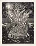 James Rosenquist, Welcome to the Water Planet (G. 211), 1987, Monumental aquatint, on T.H. Saunders paper, with full margins, folded (as issued)