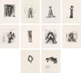 Ten Winter Tools (W. 108-117) by Jim Dine, 1973, The complete set of 10 lithographs, on German Etching Deluxe paper, with full margins, sold Oct 2023
