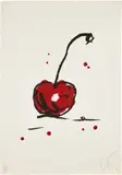 Claes Oldenburg, Cherry (A. & P. 236), 1991, Woodcut in colors, on Okawara paper, with full margins