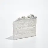Claes Oldenburg, Wedding Souvenir (P. 5), 1966, Plaster multiple with hand-applied silver glitter