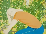 Alex Katz, Bicycle Rider, from New York: Eight Contemporary Artists Celebrate Their City (S. 154)