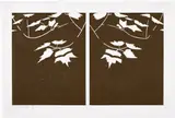 Black Pond (S. 231, P. 21) by Alex Katz, 1989, Two woodcuts in brown, on one sheet of Goyu paper, with full margins, sold Oct 2023