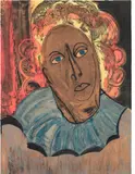 Grace Hartigan, Elizabeth Etched, 1984, Etching in colors, on wove paper, the full sheet