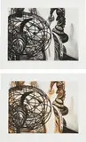 Philip Pearlstein, Model with Electric Fan and Oceanic Head Carving (2 states)
