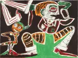 George McNeil, Debonair Disco, 1984, Aquatint in colors, on wove paper, the full sheet