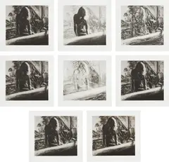 Eric Fischl, Untitled, 2000, Eight etchings and aquatints, on Somerset paper, with full margins