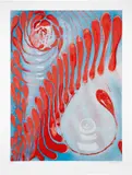 Louise Bourgeois, Paris Review (MoMA 567), 1994, Etching and aquatint in colors with pochoir hand-coloring, on Somerset paper, with full margins