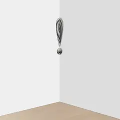 Corner Exclamation by Richard Artschwager, 1993, Hand-painted acrylic on wood multiple, sold Oct 2023