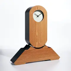 Time Piece (A. 18) by Richard Artschwager, 1989, Formica and enamel on wood multiple, with aluminum and clock mechanism, sold Oct 2023