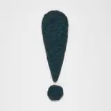 Richard Artschwager, Exclamation Point, 2006, Rubberized horsehair, paint, and masonite multiple
