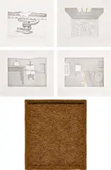 Zeno's Paradox by Richard Artschwager, 2004, The complete set of four etchings and aquatints in colors, on Somerset paper, with full margins, within the original pap, sold Oct 2023
