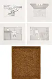 Richard Artschwager, Zeno's Paradox, 2004, The complete set of four etchings and aquatints in colors, on Somerset paper, with full margins, within the original paper folio, all contained in the wall-mountable portfolio of rubberized horsehair