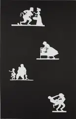 Kara Walker, Excerpt, 2014, Lithograph, on Somerset paper, the full sheet