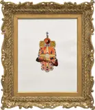 Rashaad Newsome, Status Symbols No. 26, 2009, Unique collage, on Fabriano paper, contained in the original gold painted artist's frame