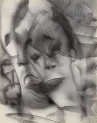 Untitled by Jim Shaw, 1981, Unique airbrush and pencil drawing, on wove paper, sold Oct 2023