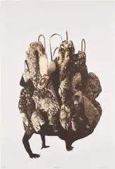 Nick Cave, Amalgam (brown) (T. 15-301), 2015, Lithograph in colors, on Somerset paper, with full margins