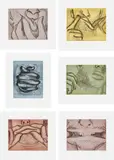 Bruce Nauman, Soft Ground Etching, 2007, The complete set of six etchings in colors, on Somerset paper, with full margins