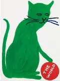 David Shrigley, Untitled (The World), 2019, Screenprint in colors, on Rives BFK paper, the full sheet