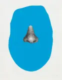 John Baldessari, Nose/Silhouette: Blue