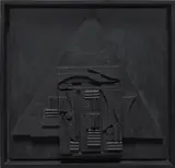 Louise Nevelson, The Louise Nevelson Sculpture for the American Book Award, 1980, Wood relief multiple painted in black