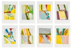 John Chamberlain, Flashback, 1979, The complete set of eight lithographs in colors, on Arches paper, with full margins