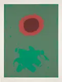 Chrome Green (A.A.A. 75) by Adolph Gottlieb, 1972, Screenprint in colors, on wove paper, with full margins, sold Sep 2023