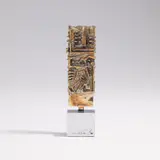 Arnaldo Pomodoro, Stele (A.P. M59), 1976, Silver and chrome plated brass multiple
