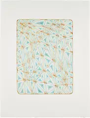 Shifted Lattice by James Siena, 2005, Lithograph in colors, on Arches paper, with full margins, sold Sep 2023