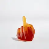 Ai Weiwei, Study of Perspective in Glass (ambra scuro), 2018-2019, Cast Murano glass multiple, contained in the original suede-lined grey cloth-covered box